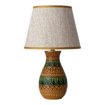Lampe de table en céramique Bay Keramik, style Bitossi, vers les années 1960-1970.