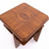 Art Deco square table from the 1950s, Poland.