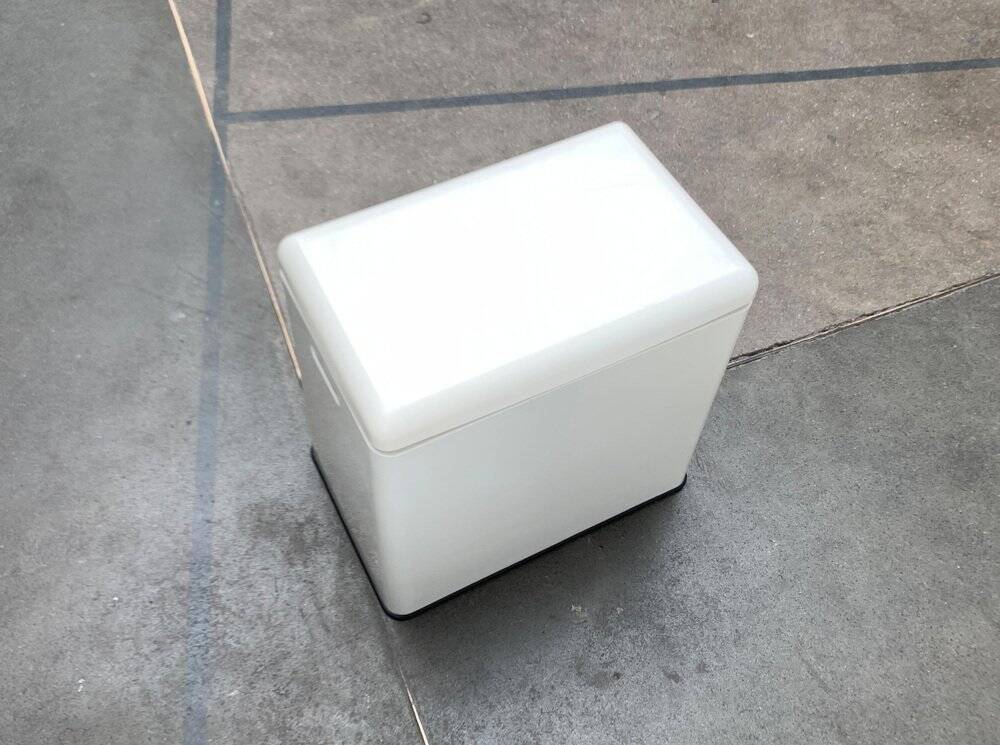 Italian laundry basket from the mid-century space age, 1960s