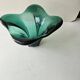 Vase en verre couleur verte vintage
