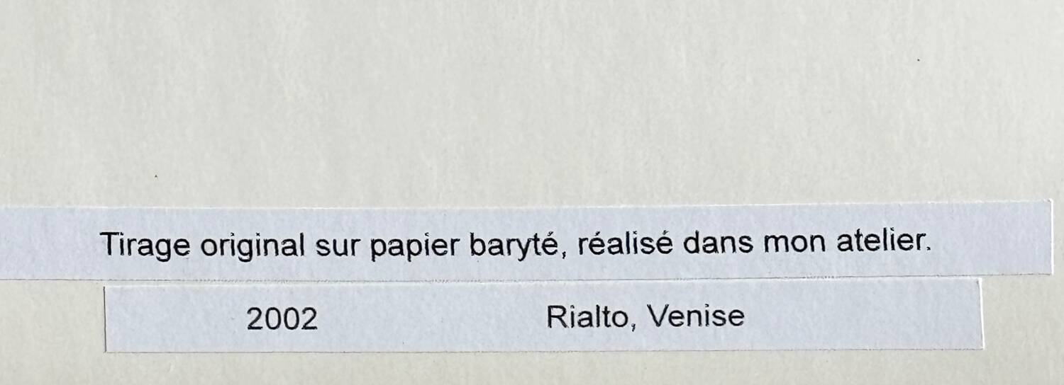 Michel Pinel - Art Photography - Rialto Venice - 2002
