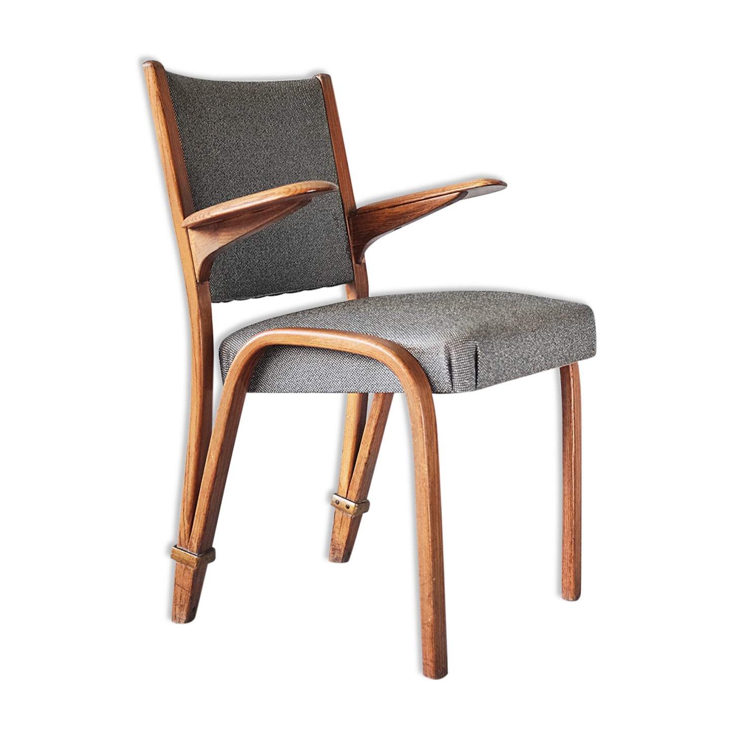 Armchair Steiner "Bow Wood" by Wilhelm Von Bode 1950