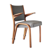 Armchair Steiner "Bow Wood" by Wilhelm Von Bode 1950
