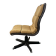 Vintage Office Chair in Leatherette and Fabric