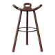 Brutalist mid-century 'Marbella' bar stool (up to 8 available)