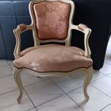 Fauteuil cabriolet style Louis xv