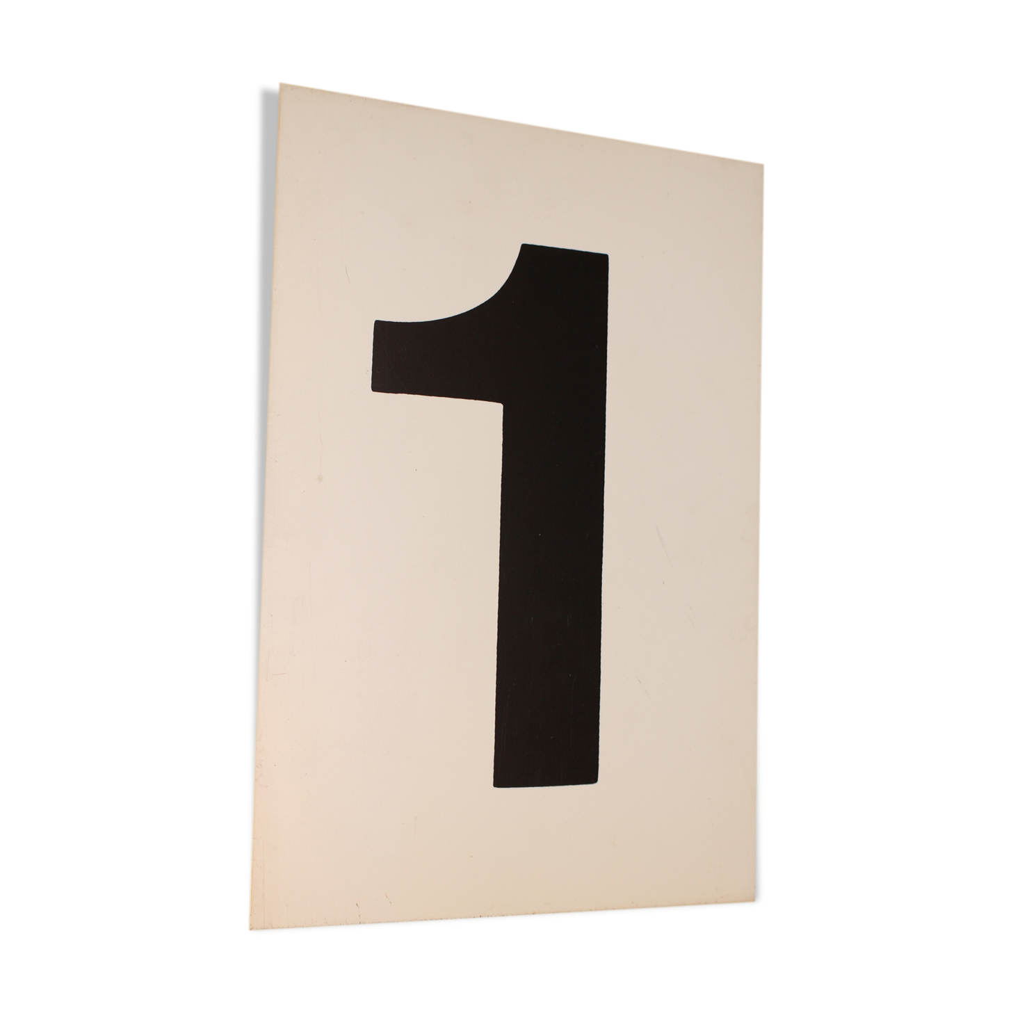 Old industrial plate number 1