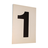 Old industrial plate number 1