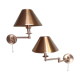 Pair of golden wall lamps Deknudt Lighting