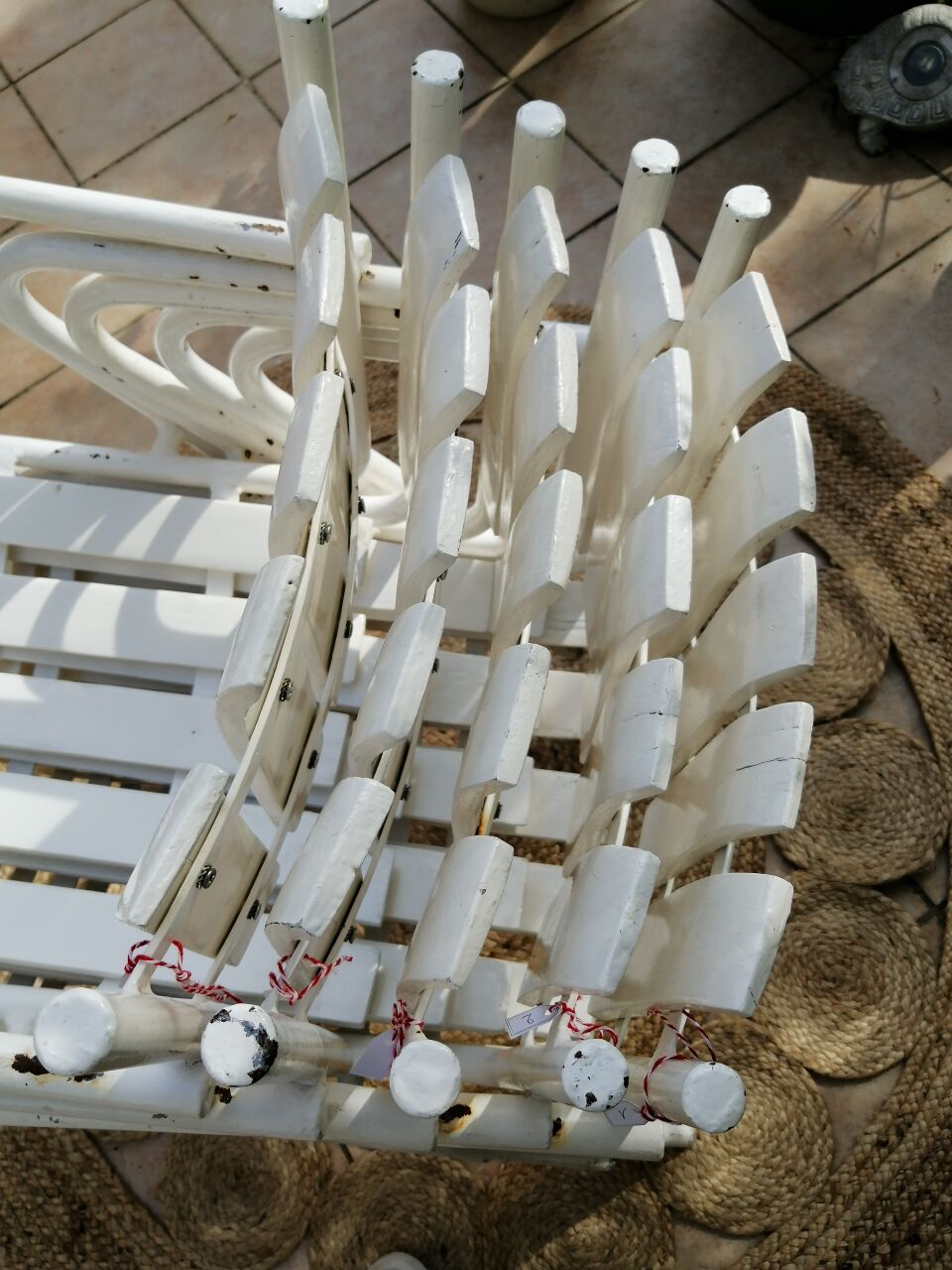 Vintage garden armchairs