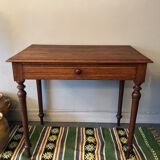 Side table in old wood