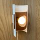 Plexiglas and metal wall lamp