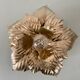 Vintage wall light in gold metal