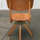 Mid-century German wooden swivel chair for children by Casala