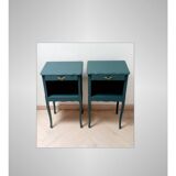 Pair of antique bedside tables