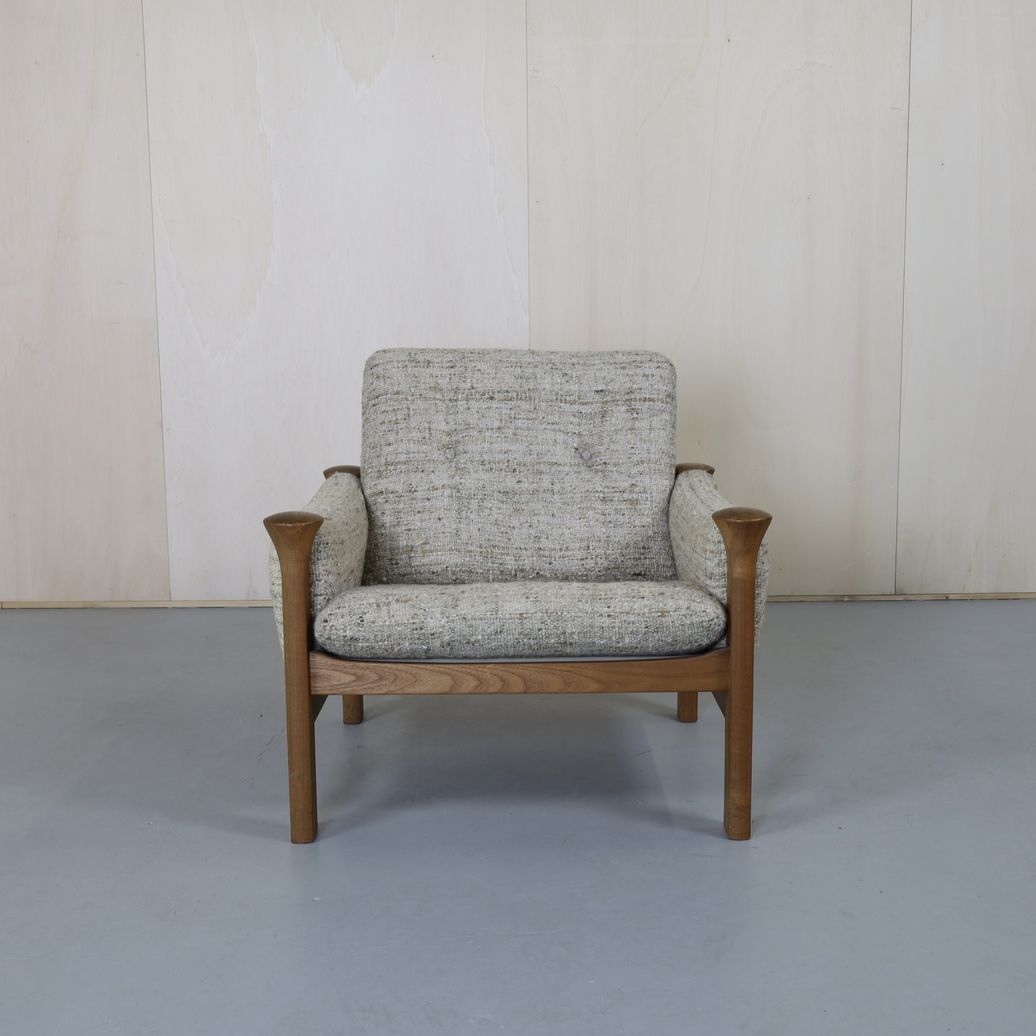 Pair of armhairs by Arne Vodder, 1970s