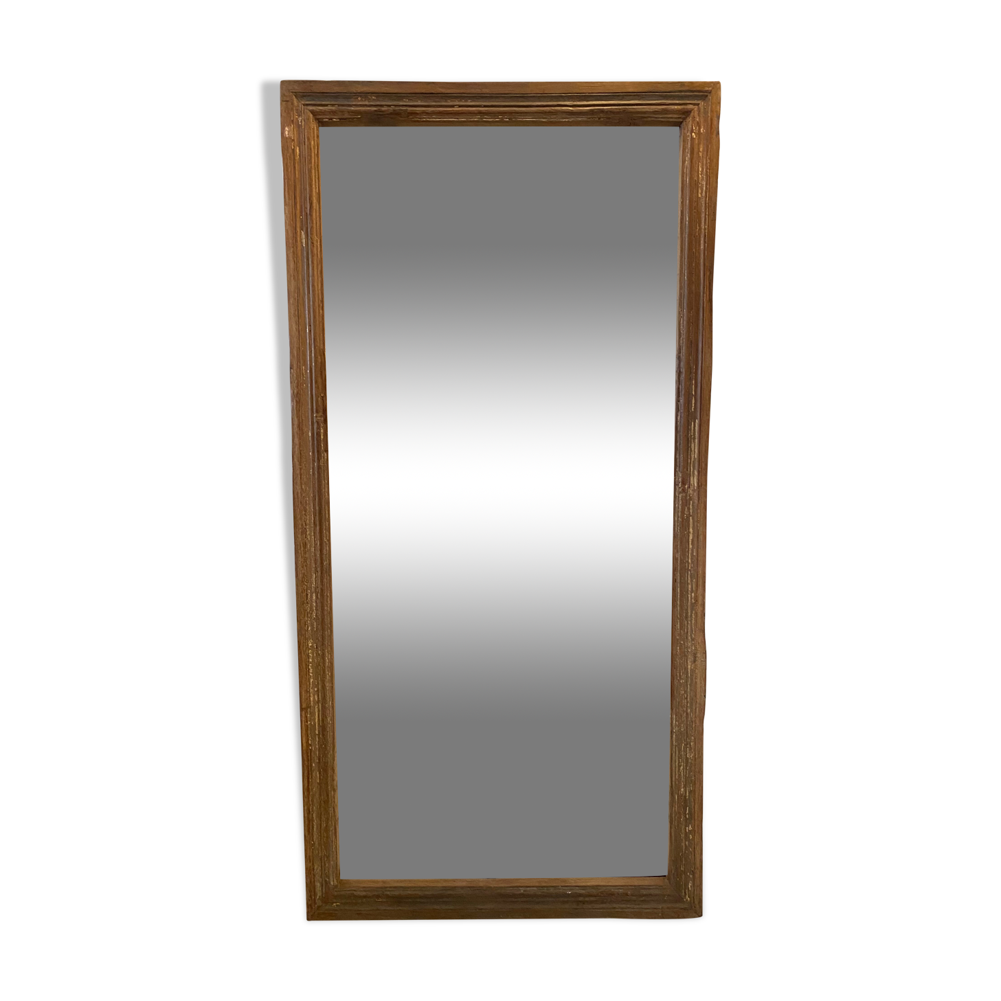 Mirror frame in old wood, 157 x 82 cm