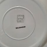 Set of 4 plates faience of Salins, Malmaison model