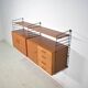 Musterring Tomado Shelving System Teak 1960s  Wall unit Vintage 