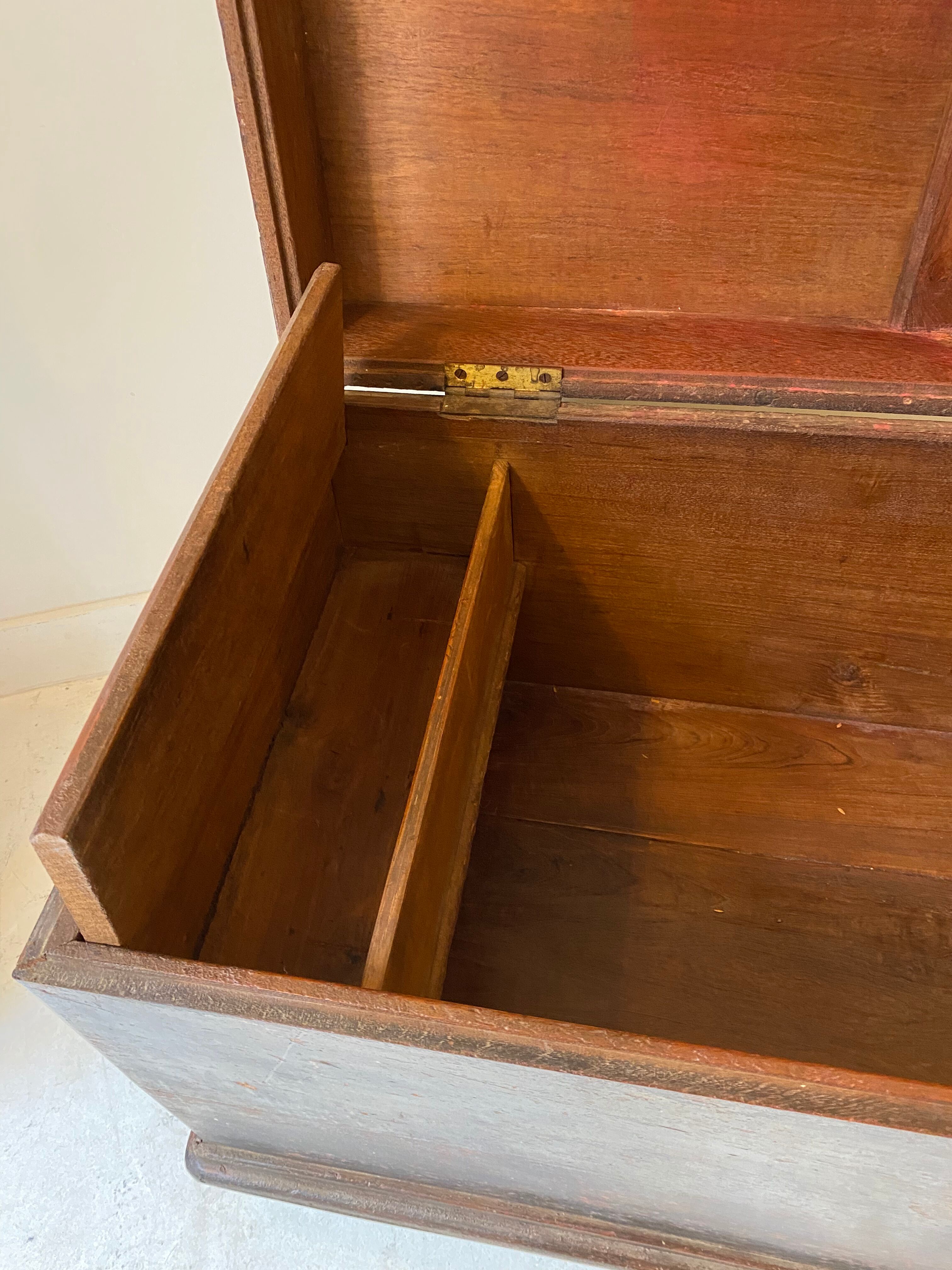 Traditional Indian chest of Rajasthan - Late XIXth teak