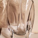 Baccarat vase signed Robert Rigot model Giverny 28cm