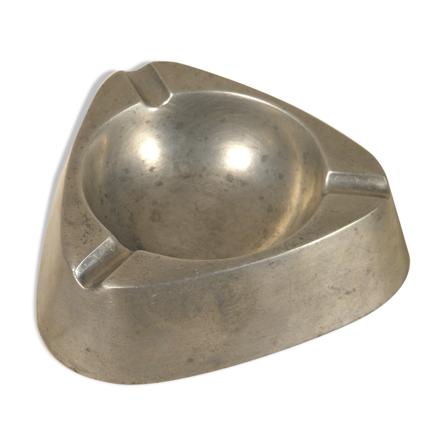 Vintage aluminum ashtray