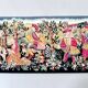 Important handwoven tapestry Medieval life 20th century