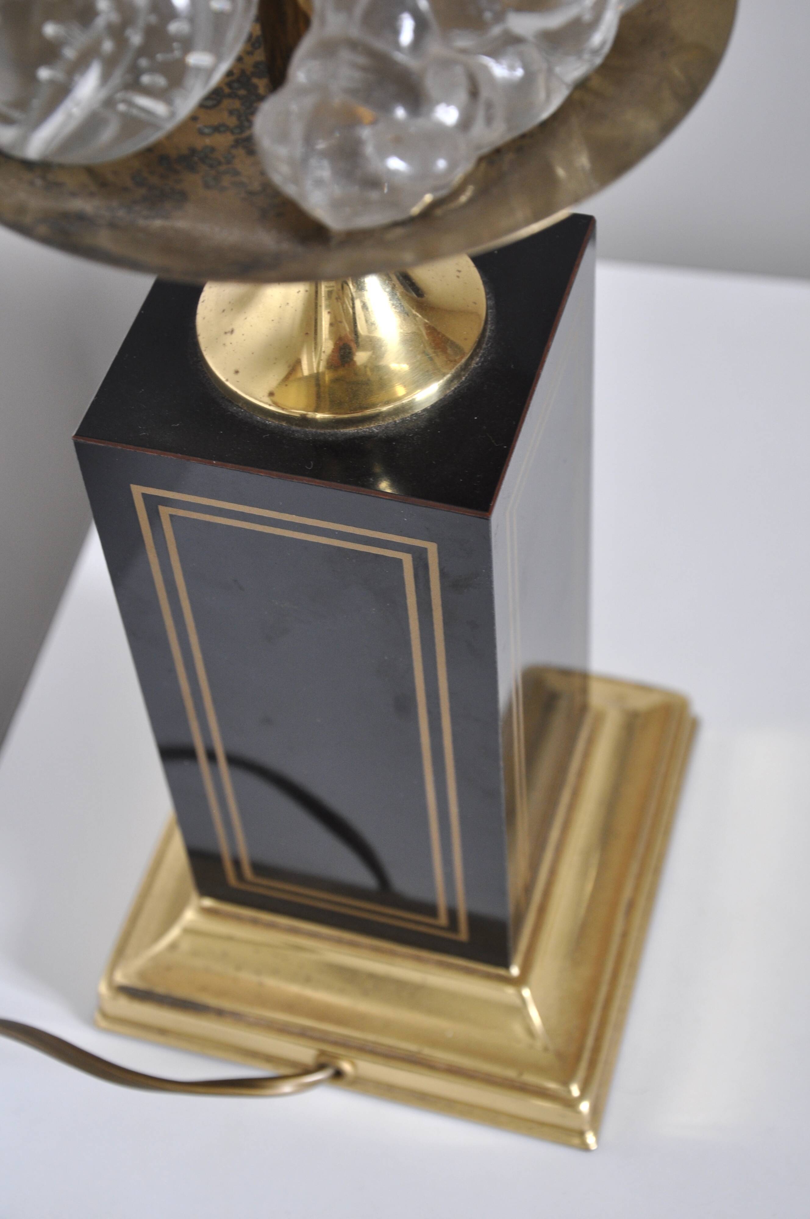 Lamp Charles crystal fruit cut