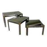 Tables Gigognes Vintage 1970 Romeo Rega