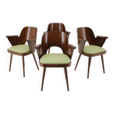 1960s Set of Four Oswald Haerdtl Dining Chairs, Czechoslovakia