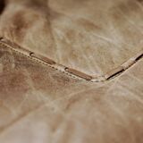 Vintage Mid-Century German Modern Leather Swivel Chairs by Carl Straub