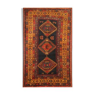 Tapis shirvan de laine orange 99x163cm