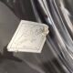 Vintage swan pocket in crystal from Vannes 1970