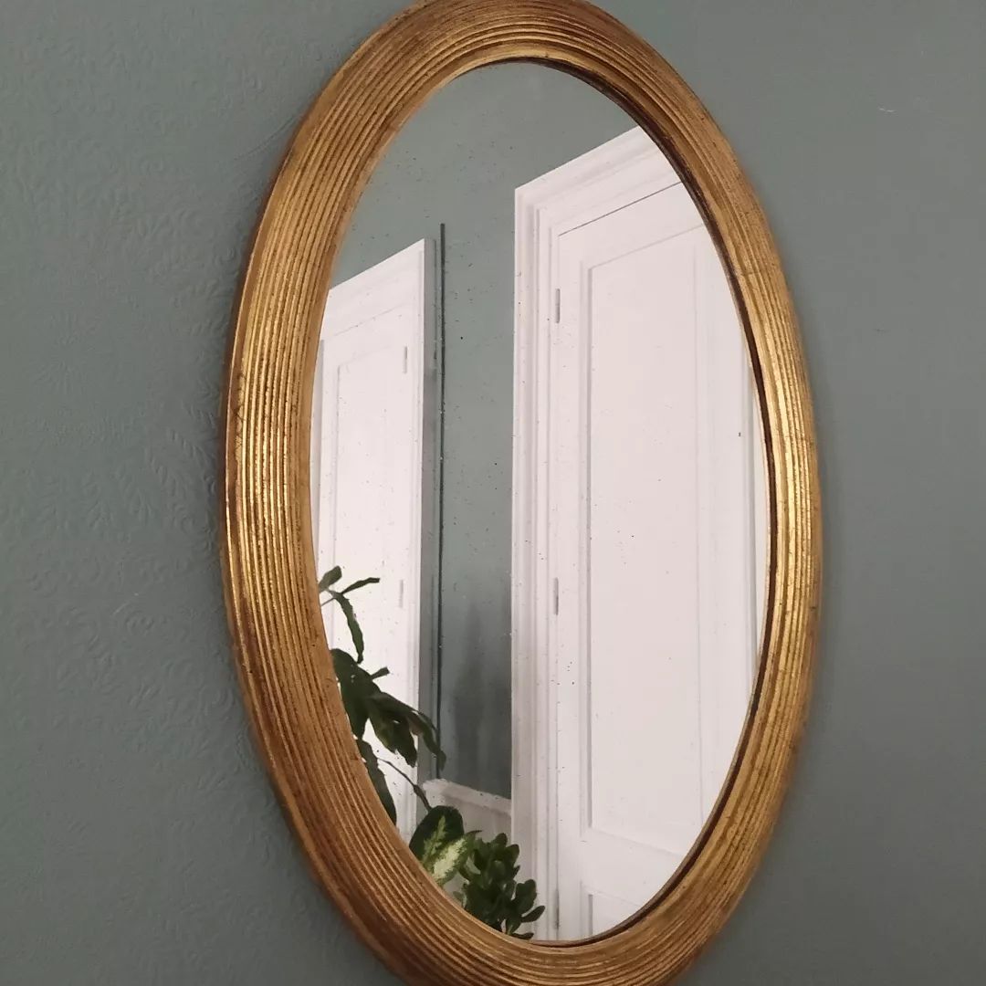 Oval mirror, 75x54 cm