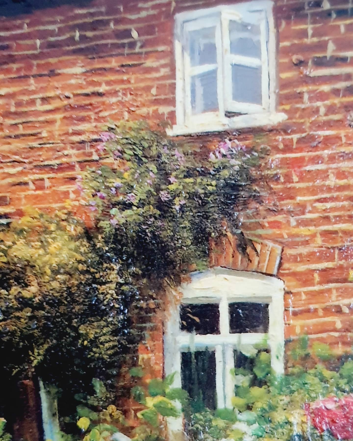 Oil on English house wood