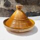 Plat à tajine artisanal en terre cuite