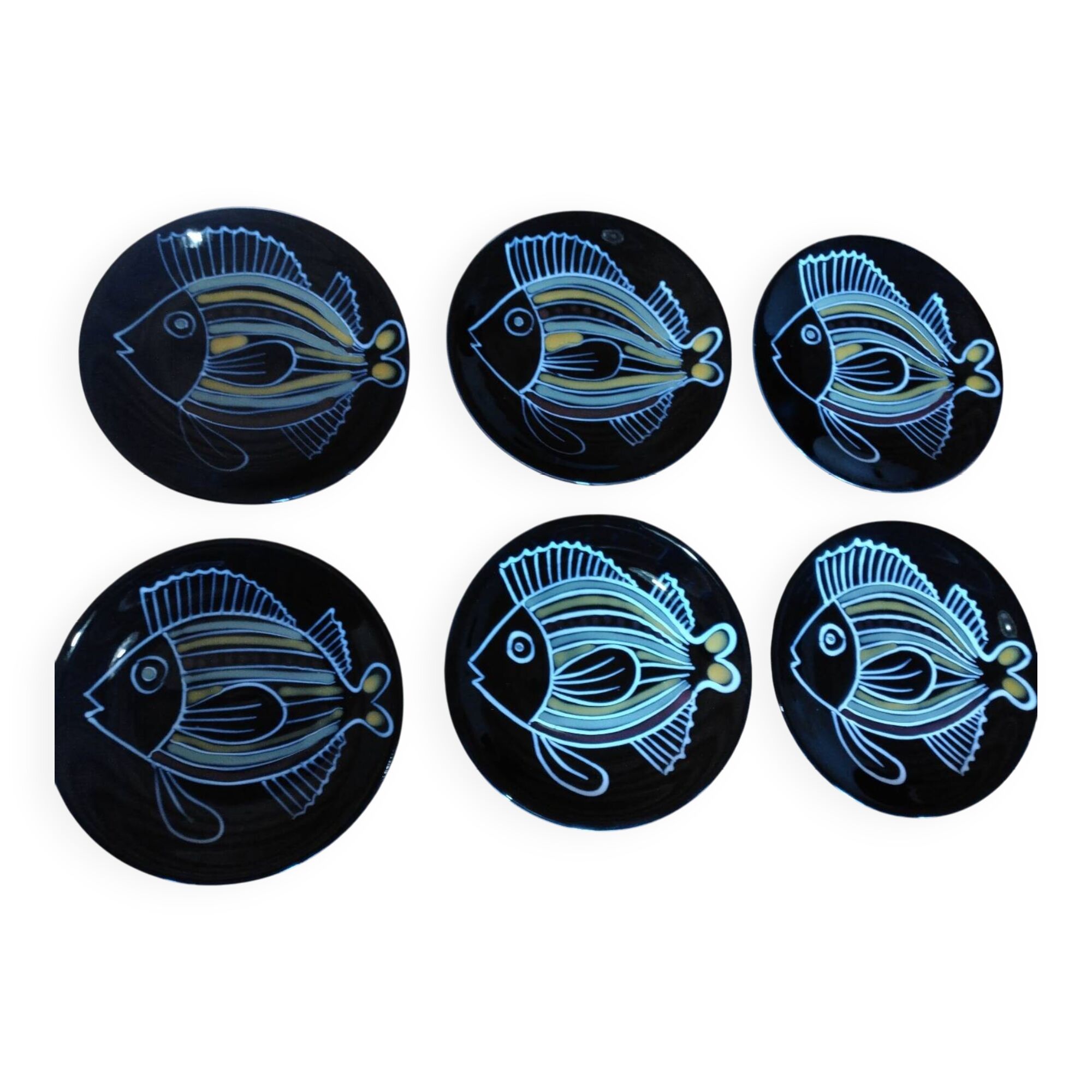 Robert Picault fish decor plates