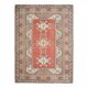 Vintage Turkish hand-knotted wool cotton red area rug 259x351