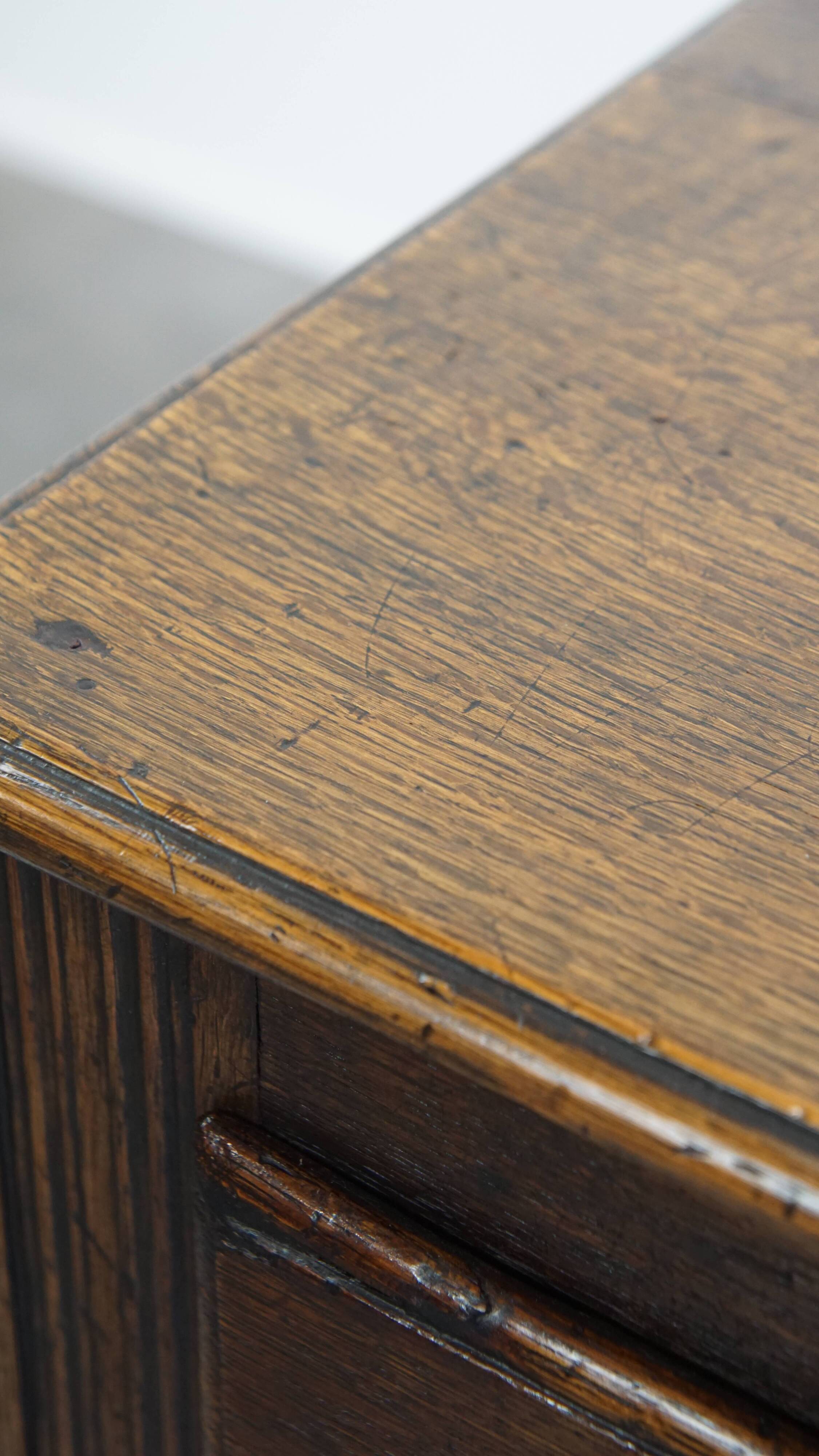 Antique English Oak Side Table / Hall Table from the 19th Century