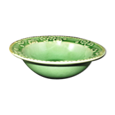 Bol ou vide poche en porcelaine verte