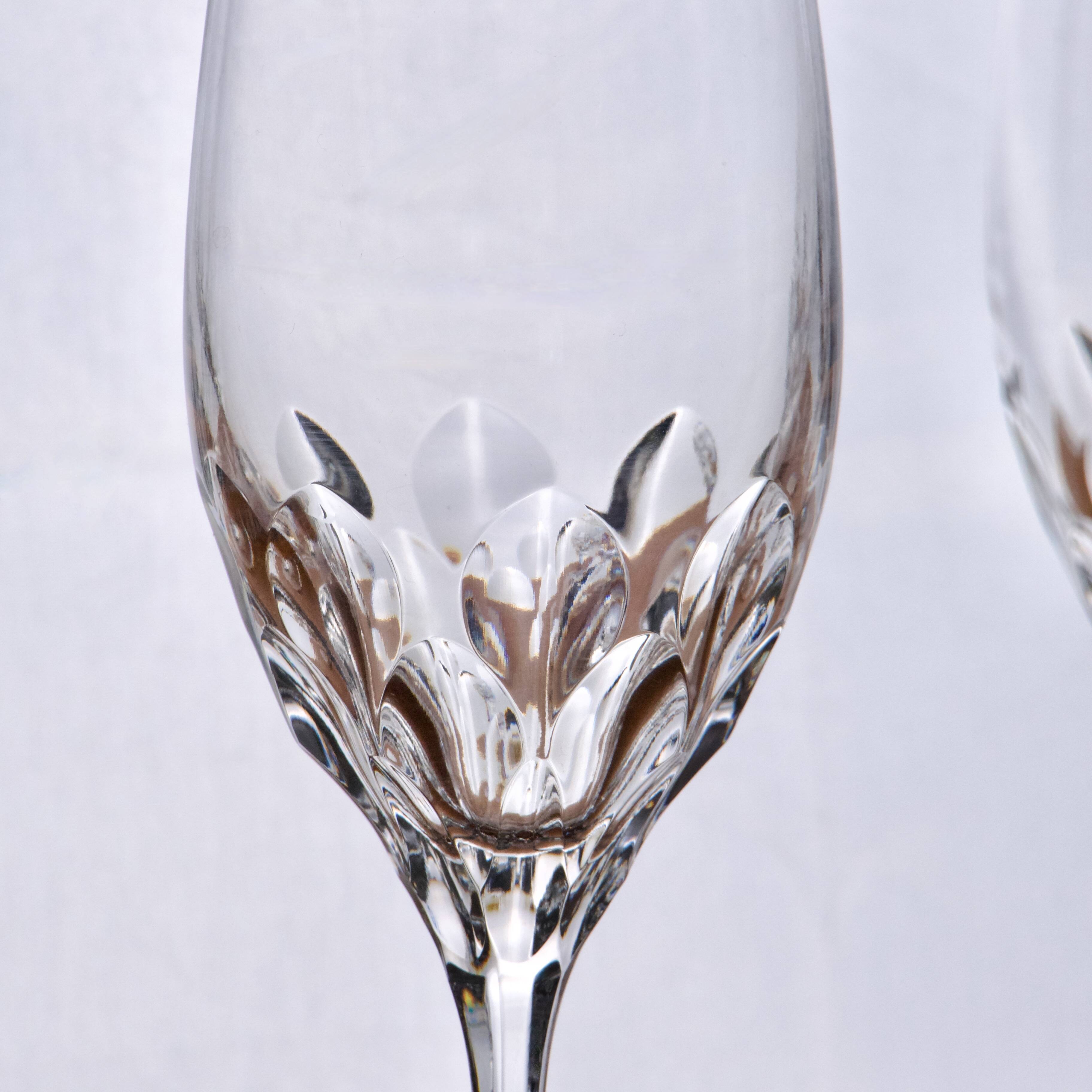 6 grands verres en cristal Royal