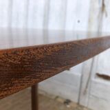 Rectangular Scandinavian butterfly table in solid wood