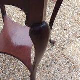Old rotating pedestal table