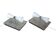 A pair of modern herstal wall lamps from the 2000s - stylish lighting for m