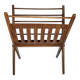 Folding wooden magazine rack by Cees Braakman for Pastoe, 1960s