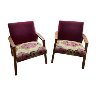 Pair of Scandinavian armchairs