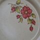 Set of pink earthenware plates Saint-Amand model Charme