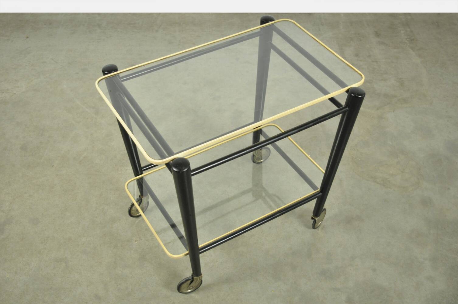 Vintage serving trolley by Cees Braakman for UMS Pastoe, 1950s