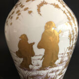 Vase with Asian decoration