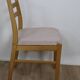 Vintage teak chair with pink top 1960 denmark